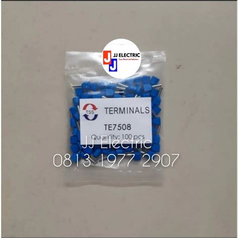 Jual Skun Ferrules Double Skun Ferrules Twin Mm X Mm Biru