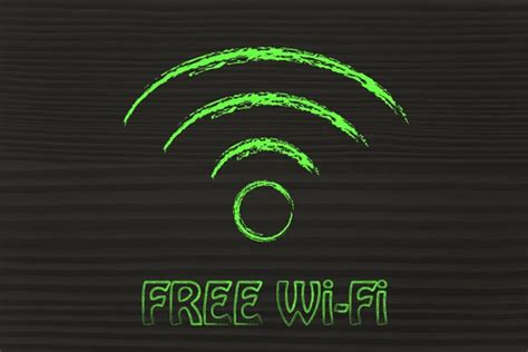 Wi Fi Poster With Peole Vector Art Stock Images Depositphotos