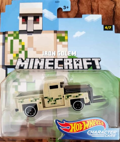 Hot Wheels Character Cars Minecraft Iron Golem Universo Hot Wheels