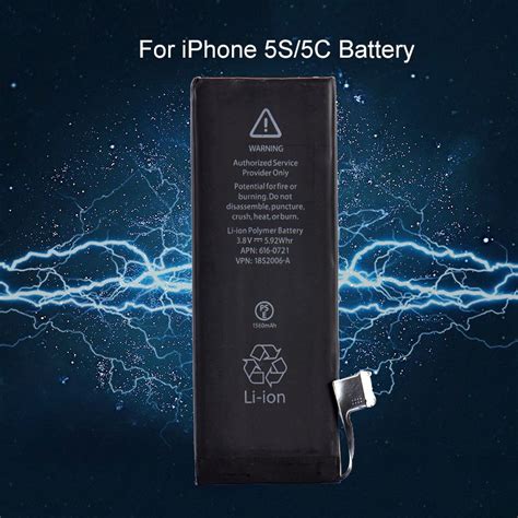 V Mah Li Ion Internal Battery Replacement For Iphone S C