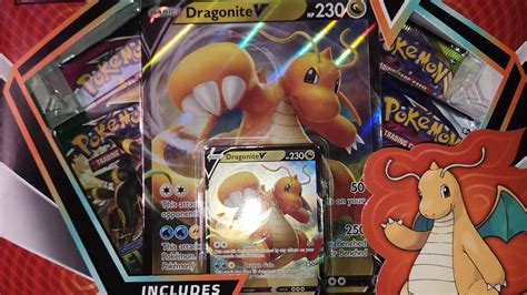 Pokemon Tcg Dragonite V Box Bonus Packs And A Pin Youtube