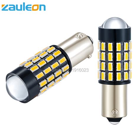 Zauleon Pcs Super Bright Bay S H W Led Yellow Lumens For Car Turn