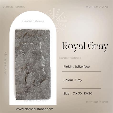 Royal Gray Splite Faces El Amaar Stones