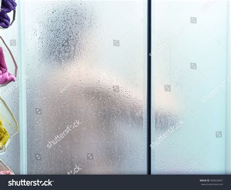Middleaged Woman Naked Taking Shower Shower Stock Photo 369634841 Shutterstock