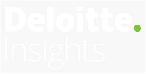 Deloitte Logo Png Deloitte Insights White Transparent Png Download