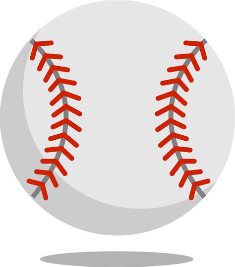 Baseball ball, illustration, vector on white background. 13894355 ...