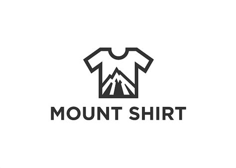 Premium Vector | Mountain t-shirt logo design vector illustration