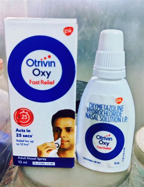 Otrivin Oxy Fast Relief Adult Nasal Spray 10 ML EBay