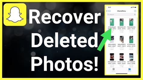 How To Recover Deleted Snapchat Photos Youtube