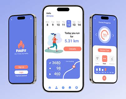 Tracking App Fitness Projects Photos Videos Logos Illustrations