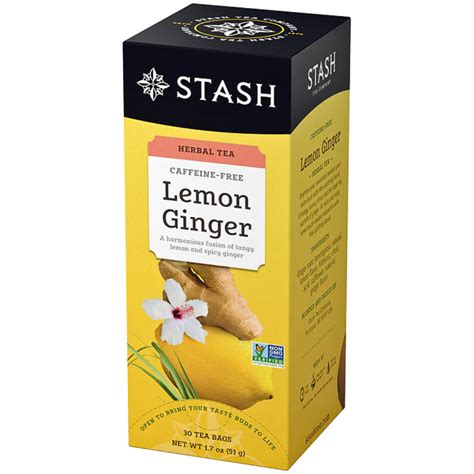 Stash Lemon Ginger Tea Canteen Canada