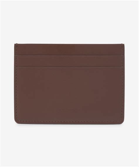 Musinsa Jil Sander Logo Embossed Card Holder Brown J Vl P