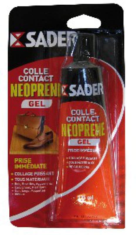 colle contact Néoprène gel multi usages tube géant 125 ml