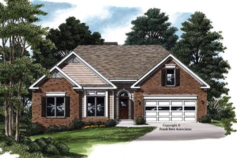 3 Bedroom Brick Home Plan With Expansion Over The Garage 710375btz