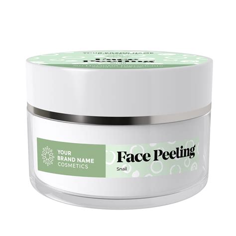 Face Scrub With Snail Extract Ml Private Label Natural Skin