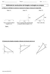 Exercice Triangles Cm