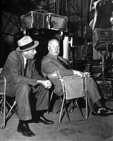 Alfred Hitchcock Talking To James Stewart Photograph by Globe Photos ...