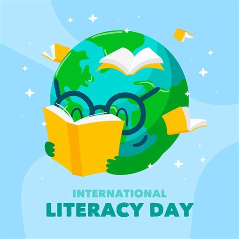 Hand Drawn Style International Literacy Day Free Vector