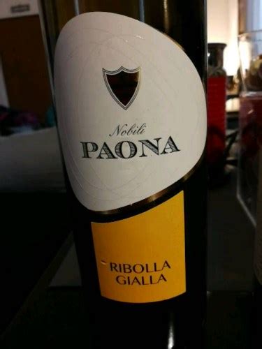 Nobili Paona Ribolla Gialla Vivino Us