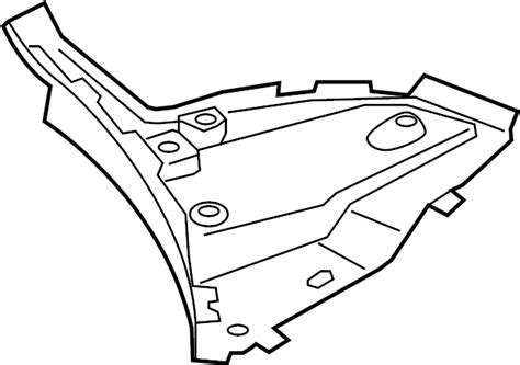 Porsche Macan Radiator Support Splash Shield. 2.0, 2.9L. S ...