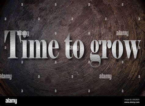 Time to grow hi-res stock photography and images - Alamy
