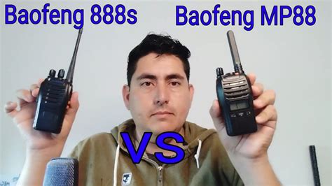 radio baofeng 888s vs baofeng MP88 - YouTube
