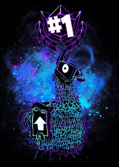 Fortnite Characters Llama Displate Artwork By Artist Donnie Part Of