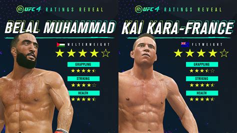 UFC 4 Adds Belal Muhammad and Kai Kara-France to Roster