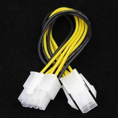 4 Pin To 8 Pin Eps12v Connector Cable 20cm