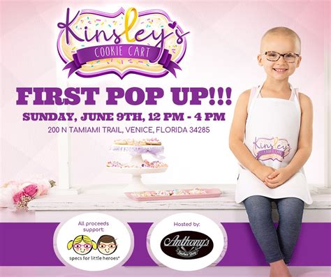 KINSLEY'S FIRST COOKIE CART POP UP!!! · Kinsley's Cookie Cart