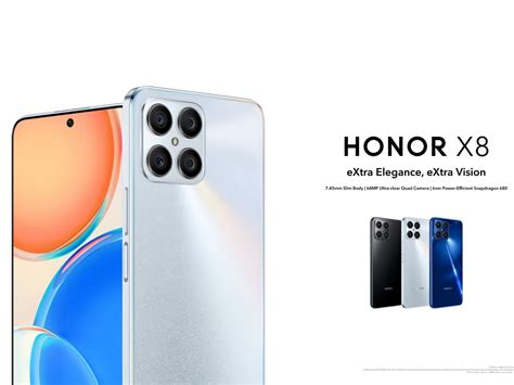 HONOR X8 launches globally with 6.7-inch display and quad camera setup