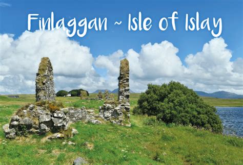 Photographic Magnet Finlaggan Isle Of Islay Pack Of 5 Island Blue