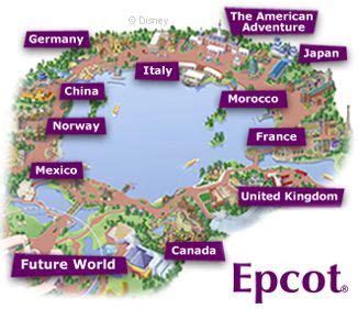 Epcot World Showcase Map