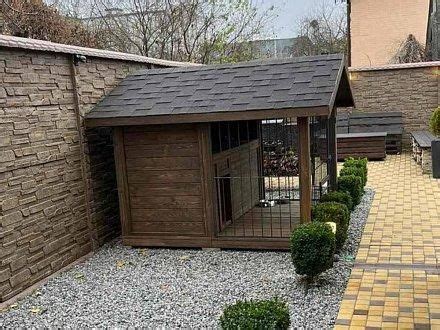 Деревянный вольер для собаки купить в Киеве - Woodom | Комнаты для ...