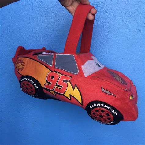 LIGHTNING McQUEEN Plush Toy, Hobbies & Toys, Toys & Games on Carousell