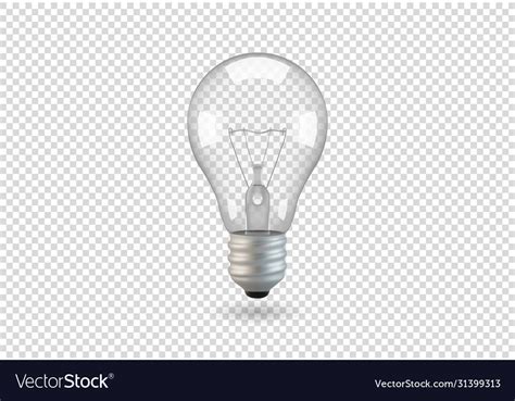 Isolated light bulb Royalty Free Vector Image - VectorStock