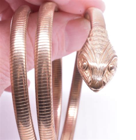 C1940 S 12K Gold Filled Forstner Snake Bracelet At 1stDibs Forstner 1