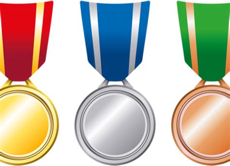 Gold Silver Bronze Medal Png Clipart Large Size Png Image Pikpng