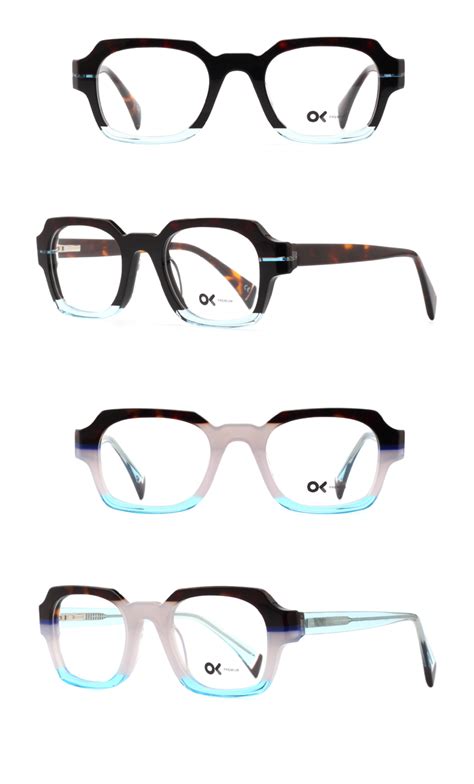 2023 Branded Designer Luxury Lamination Design Men Rectangle Acetate