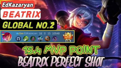 Perfect Shot Beatrix 15 4 Mvp Point Unkillable Gameplay Top