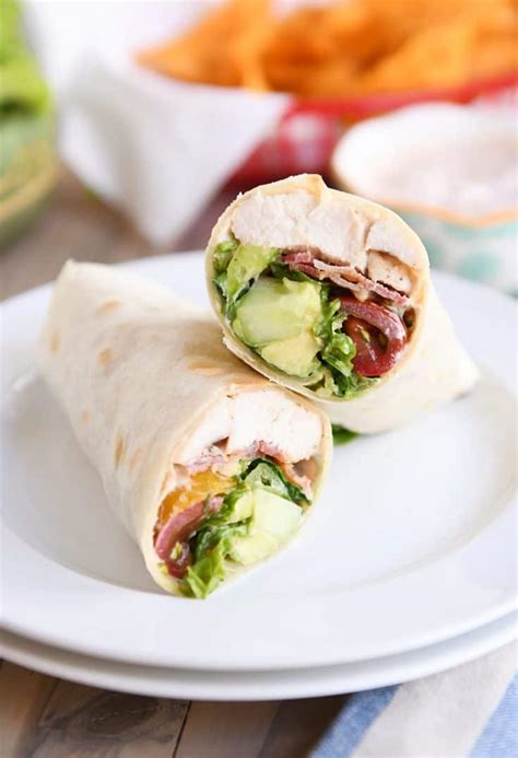 Chicken Blt Burritos With Creamy Southwest Dipping Sauce