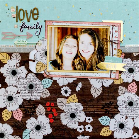 For the Love of Family - Project Idea - Scrapbook.com