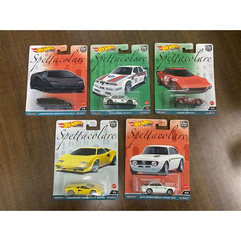 HOT WHEELS PREMIUM CAR CULTURE SPETTACALARE CHASE LAMBORGHINI COUNTACH LPI 800 4 FPY86 959B