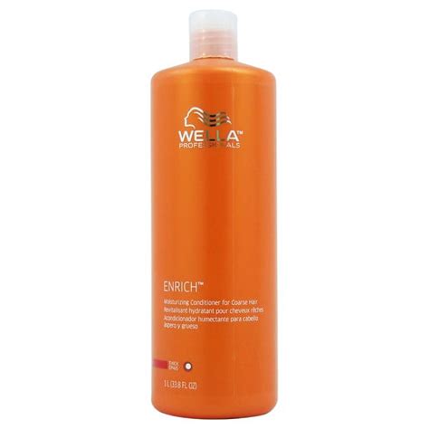 Enriched Moisturizing Conditioner For Coarse Hair By Wella 338 Oz Conditioner