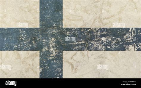 Old grunge vintage faded flag of Finland Stock Photo - Alamy