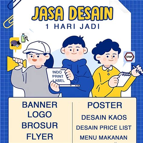 Jual JASA DESAIN LOGO BANNER BROSUR FLYER KAOS POSTER Shopee Indonesia