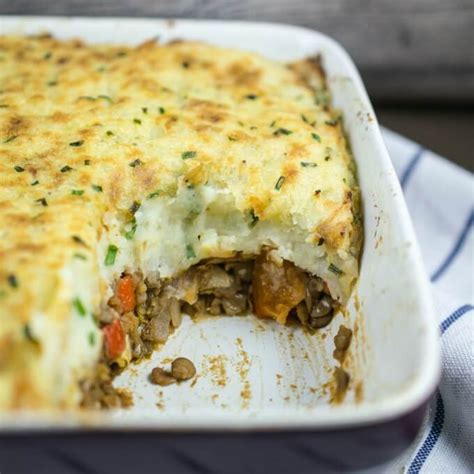 Vegan Shepherd S Pie Recipe Vegetarian Lentil Casserole