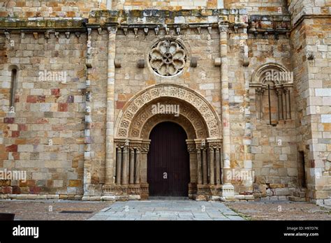 Zamora San Juan Church In Plaza Mayor At Spain Stock Photo Alamy