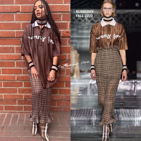 Instagram Style: Tessa Thompson in Burberry to Promote ''Sylvie's Love''