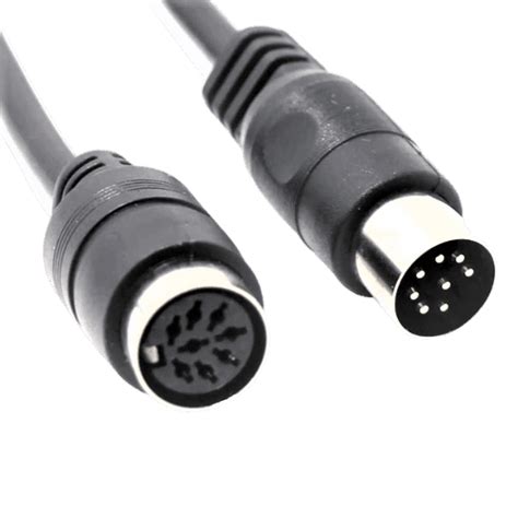 Buy 25′ 8 Pin Din Male To Female Audio Cable Online Pctrust Computer